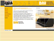 Tablet Screenshot of bav-ausruestung.de